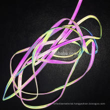 rainbow reflective piping for sport garment /Elasticity piping/stretch piping